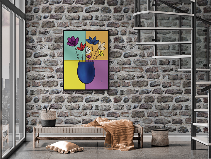 Le Pot De Fleurs - Matte Poster