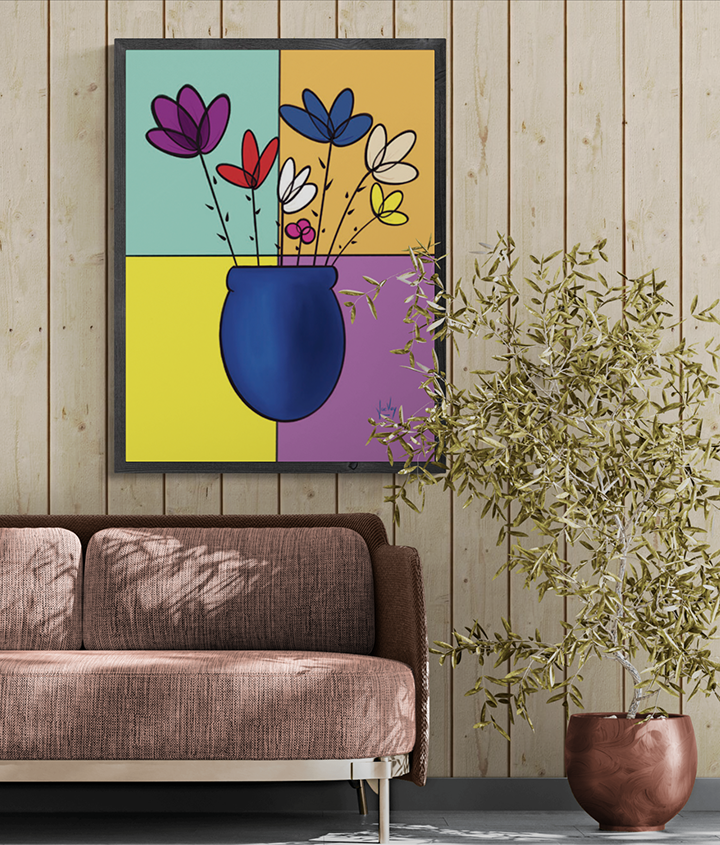 Le Pot De Fleurs - Matte Poster