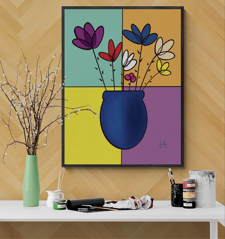 Le Pot De Fleurs - Matte Poster